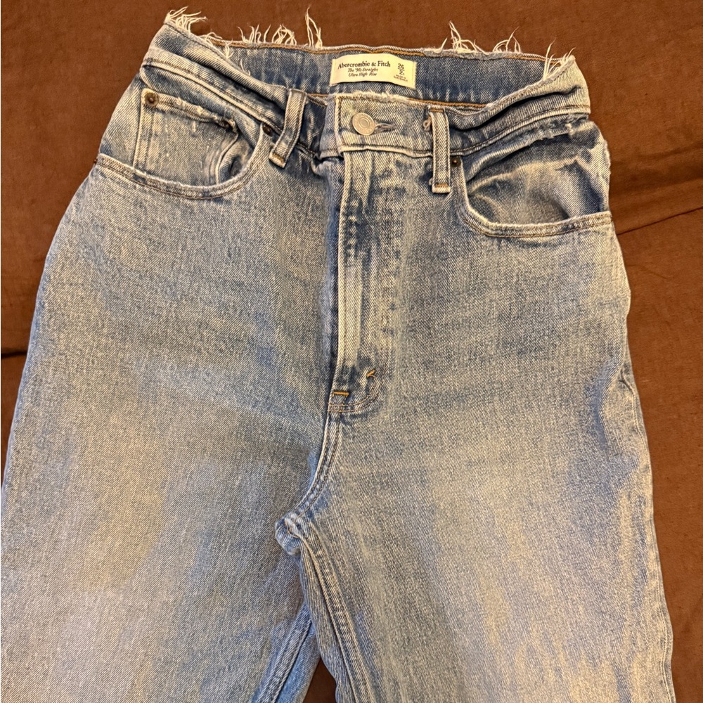 Abercrombie & Fitch Light Blue Straight Jeans